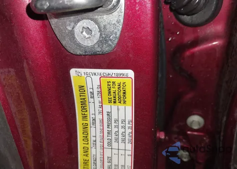 2017 Chevrolet Silverado K1500 Lt из США, поврежденный, VIN 1GCVKREC5HZ189968